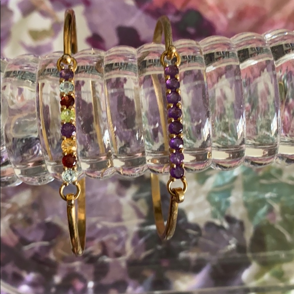 Genuine gemstone bracelets